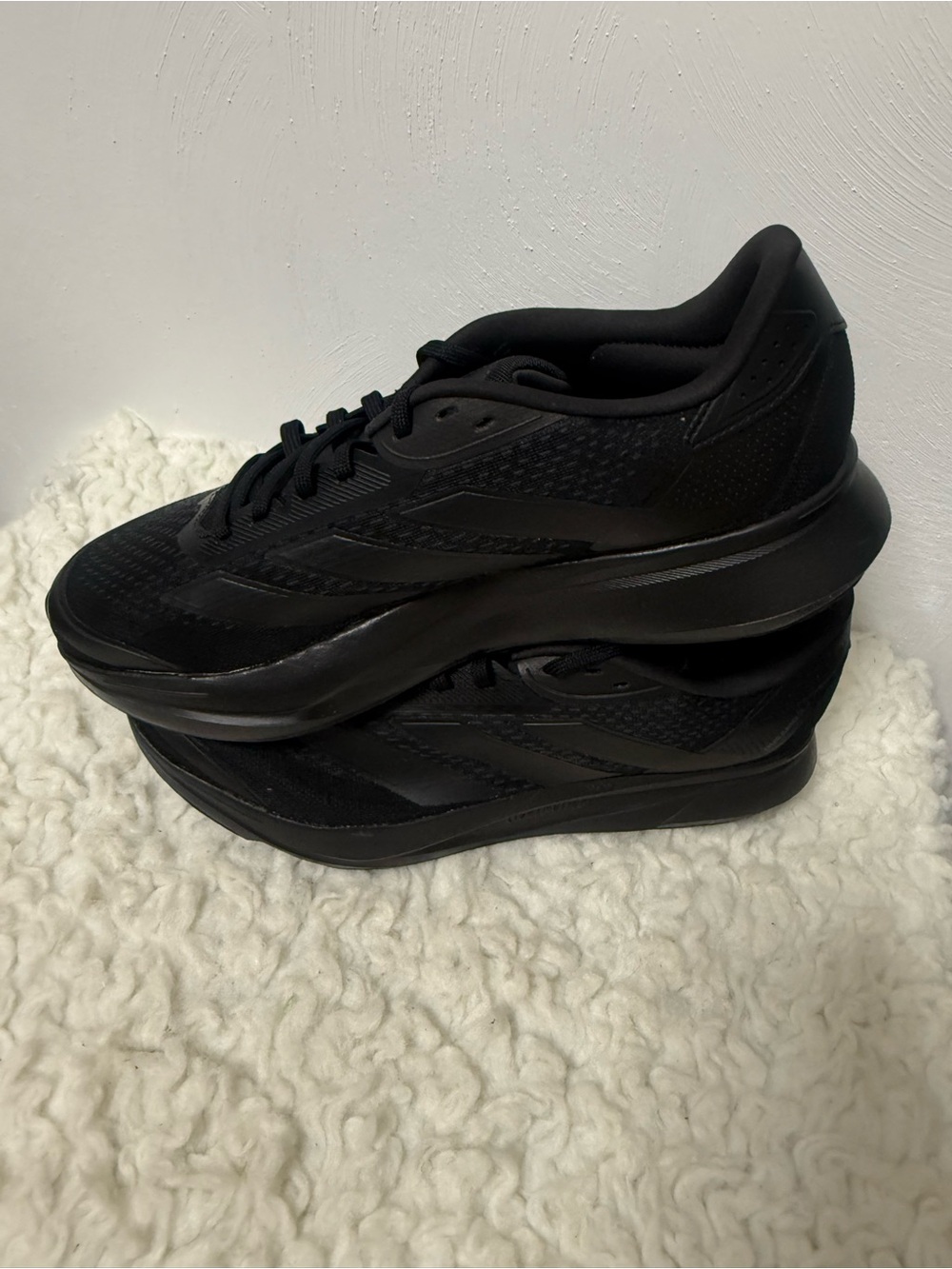 adidas Black Mesh Athletic Sneakers - Picture 4 of 6